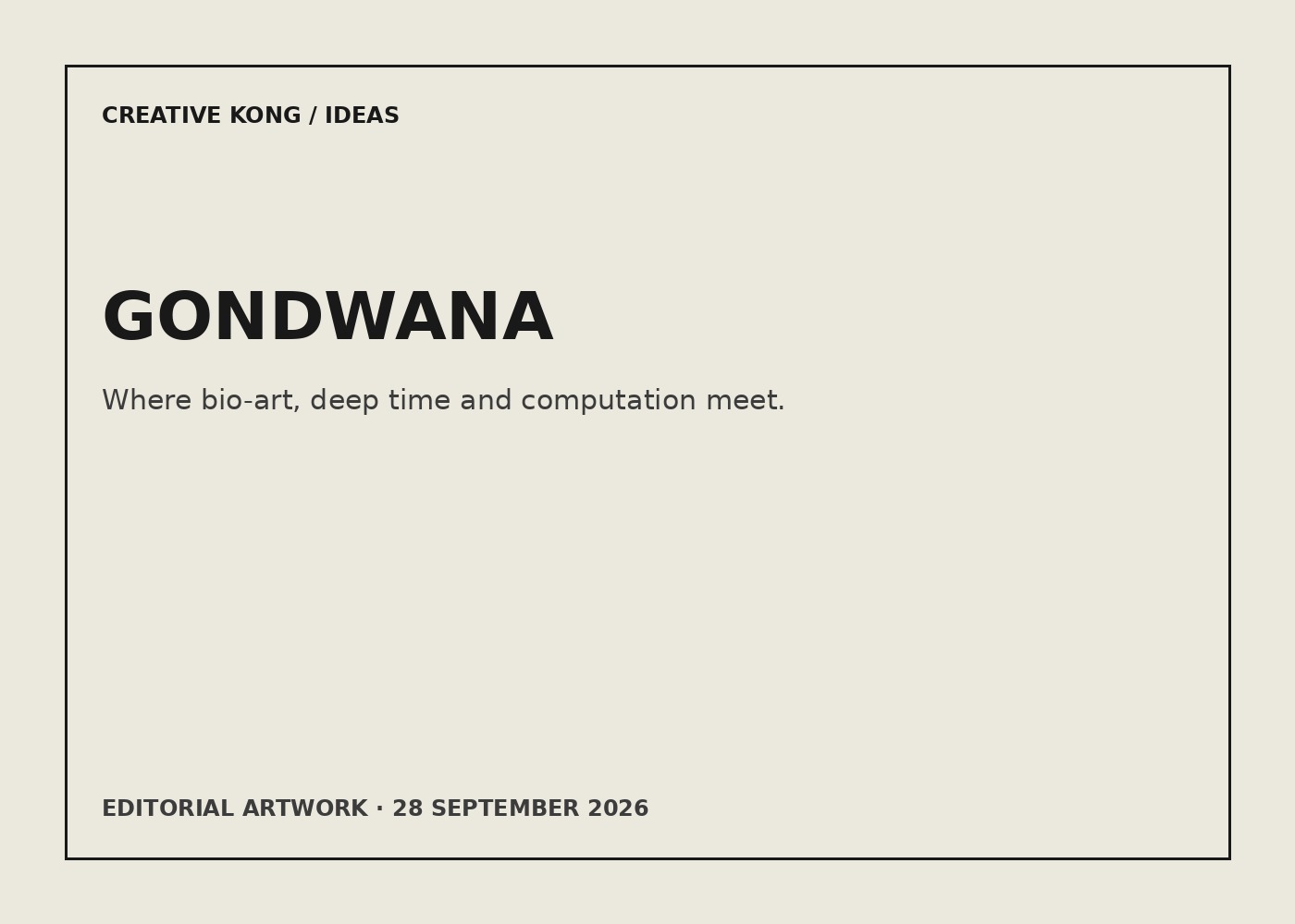 CREATIVE KONG editorial artwork for What Does a 250-Million-Year-Old Plant Have to Say About Technology?
