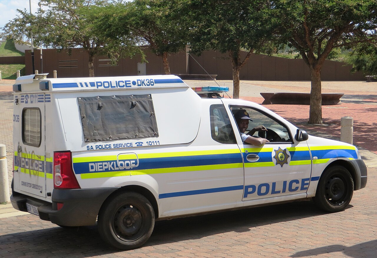 South African Police Service vehicle, used as a contextual image for reporting on the national GBVF response